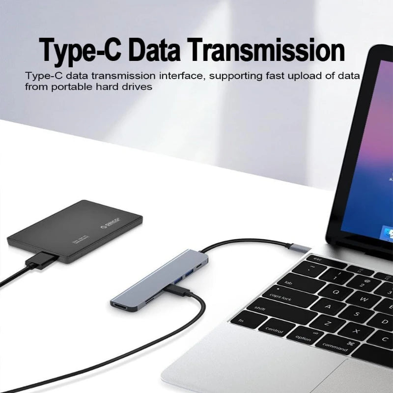 USB-C-Hub mit 4K-HDMI-Anschluss