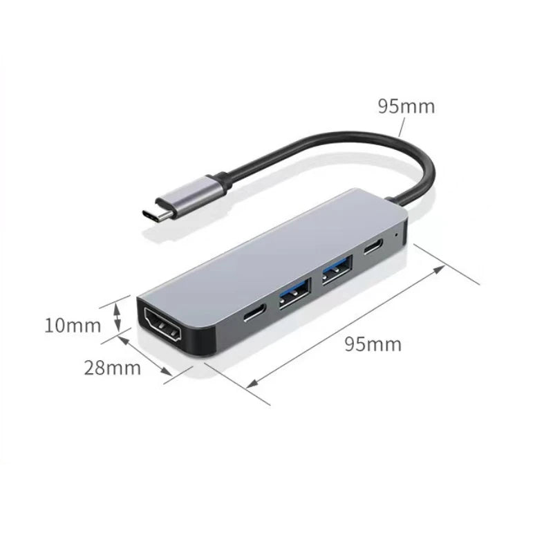 USB-C-Hub mit 4K-HDMI-Anschluss