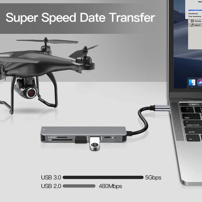 USB-C-Hub mit 4K-HDMI-Anschluss