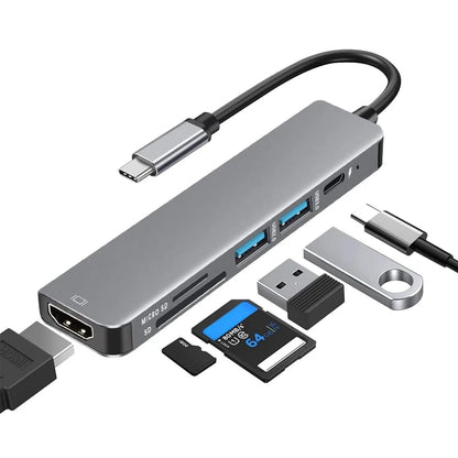 USB-C-Hub mit 4K-HDMI-Anschluss