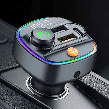 Bluetooth 5.4 FM-Transmitter für Kfz-AUX-Anschluss