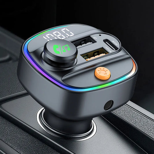 Bluetooth 5.4 FM-Transmitter für Kfz-AUX-Anschluss