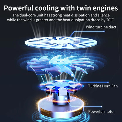 Q100 17-Zoll-Gaming-Laptop-Kühlerlüfter